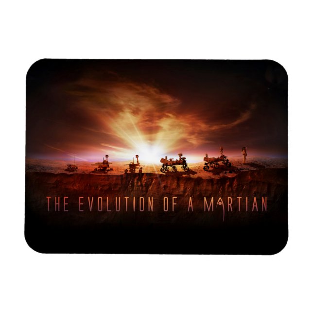 Fem lyckade Mars-återställningar Magnet (Horisontell)