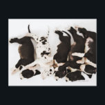 Fem marionetter från Harlequin Great dane som sove Vykort<br><div class="desc">Djur->Hund</div>