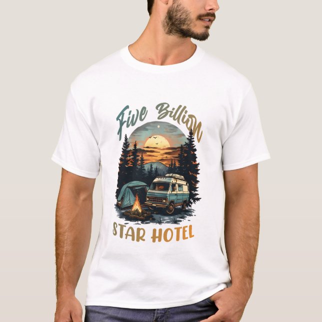 Fem miljarder Star Hotel Van T Shirt (Framsida)