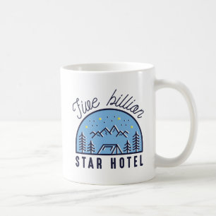 Fem Miljarder Stjärnigt Hotell Kaffemugg
