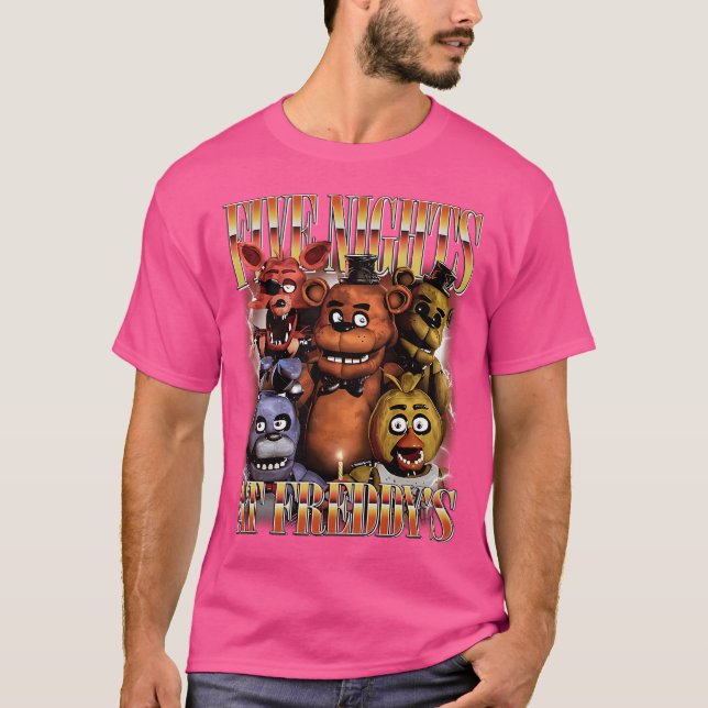 Fem nätter på Freddy's Bootleg Vintage Shirt T (Framsida)