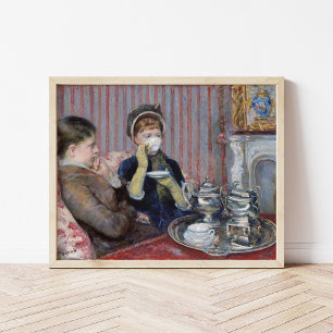 Fem O'Clock Tea   Mary Cassatt Poster