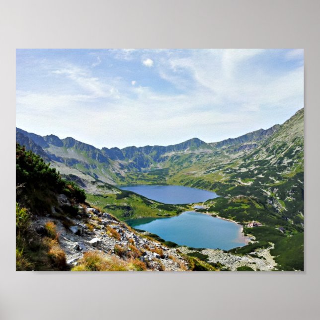 Fem polska Ponds Valley, Tatras Poster (Framsidan)