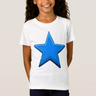 Fem Punkter Blå Stjärna T Shirt