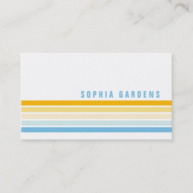 Fem Rand - Färg 02 Visitkort (Framsida)