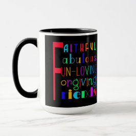 Fem Regler Vänskap Mugg