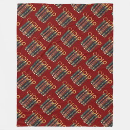 Fem Ringar Pentateuch cut-out Stencil Motif 4 Fleecefilt