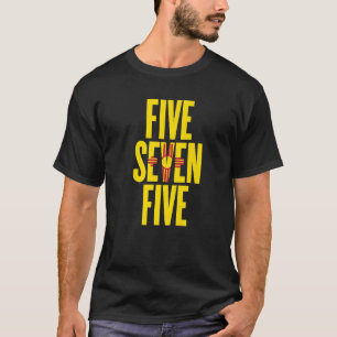 Fem Sju fem 575 Områdesbeteckning Las Cruces New M T Shirt