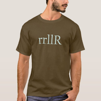 fem slår rulle t-shirt