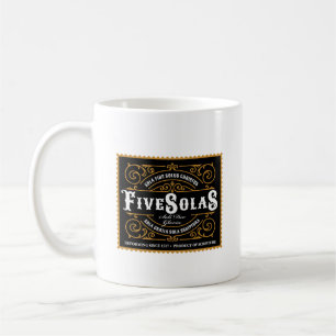 Fem SOLAS Kaffemugg