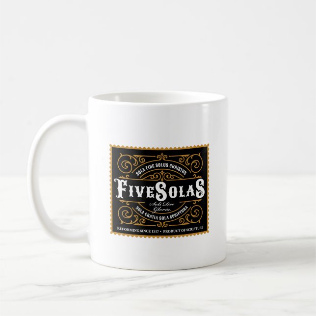 Fem SOLAS Kaffemugg (Vänster)