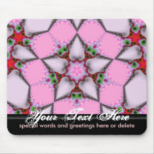 Fem stjärna Rosea Mousepad Musmatta