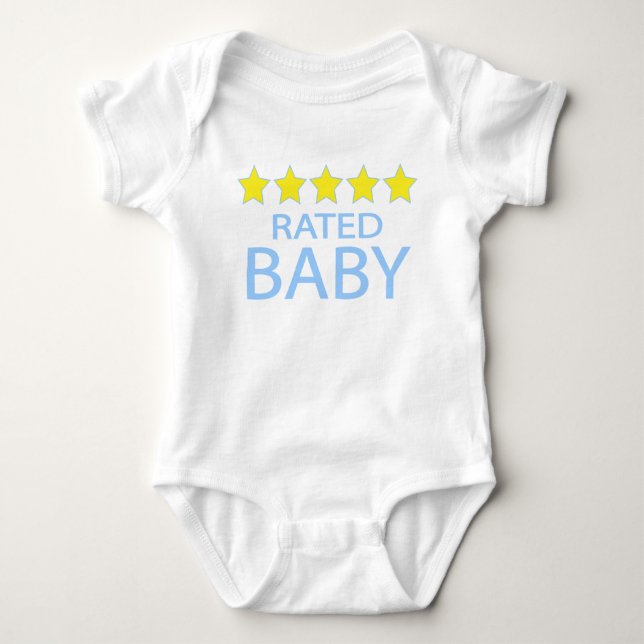 Fem stjärnor Baby T Shirt (Framsida)