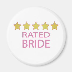 Fem stjärnor Bride Magnet