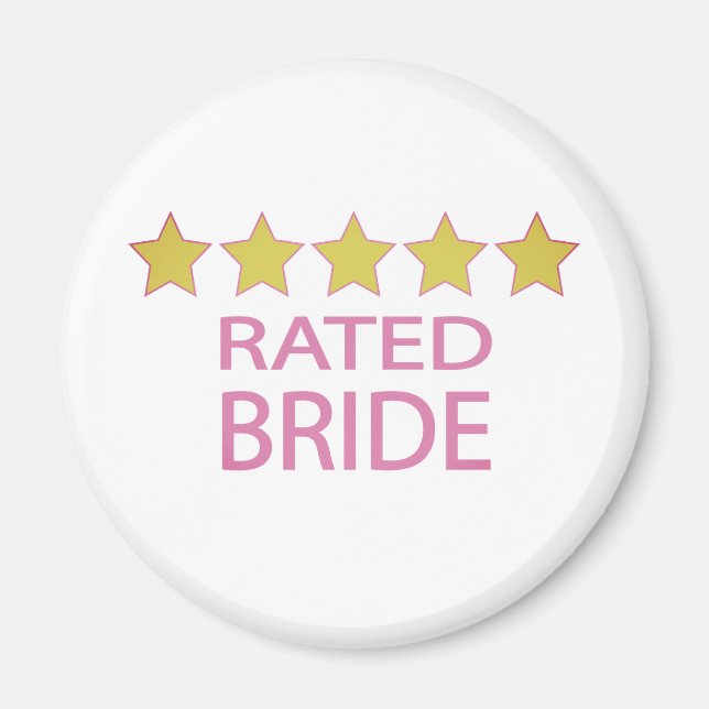 Fem stjärnor Bride Magnet (Framsidan)