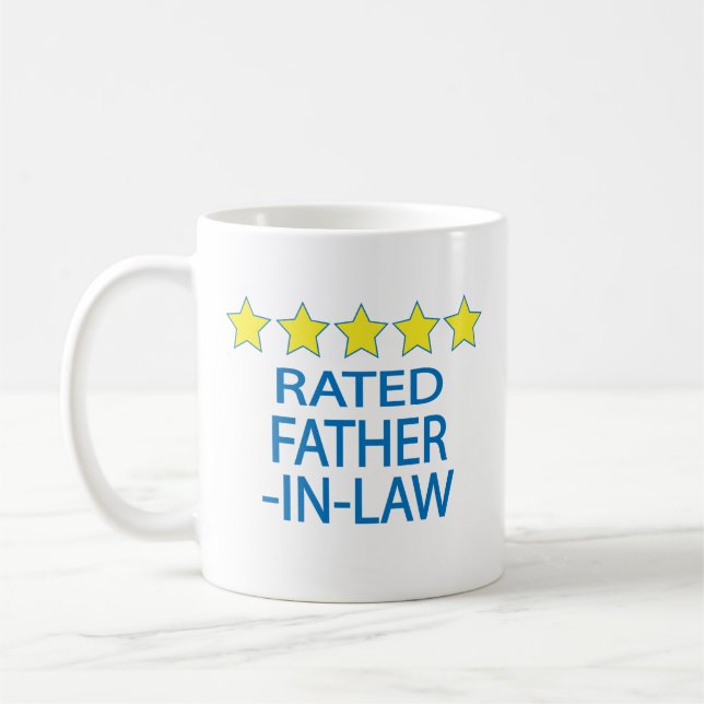 Fem stjärnor Far-in-Law Kaffemugg (Vänster)