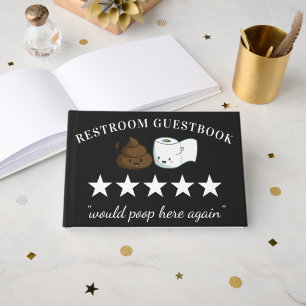Fem stjärnor Funny Bathroom Guest Bok