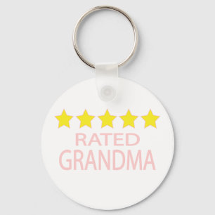Fem stjärnor Grandma Nyckelring