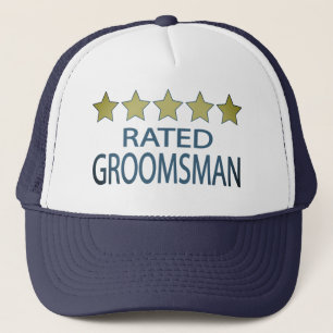 Fem stjärnor Groomsman Keps