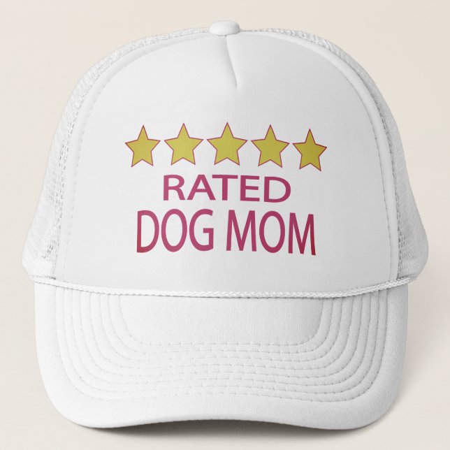 Fem stjärnor Hund Mamma Keps (Framsida)