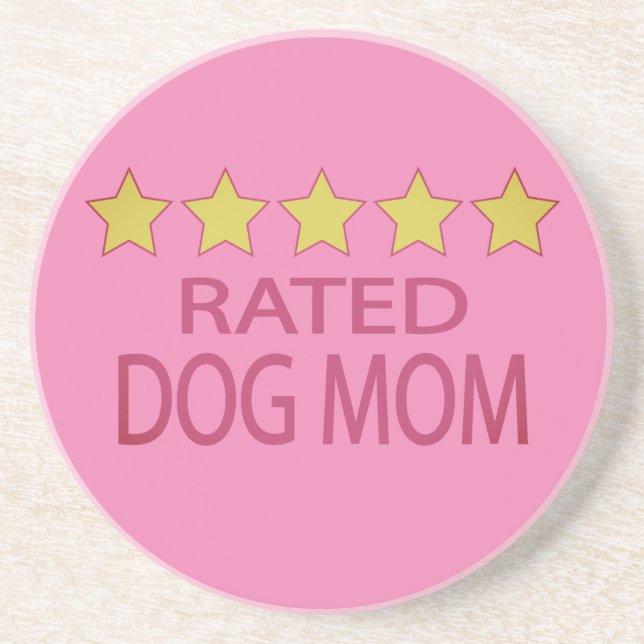 Fem stjärnor Hund Mamma Underlägg (Framsidan)