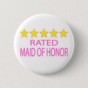 Fem stjärnor Maid of honor Knapp