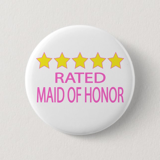 Fem stjärnor Maid of honor Knapp (Framsida)