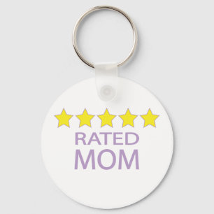 Fem stjärnor Mamma Nyckelring