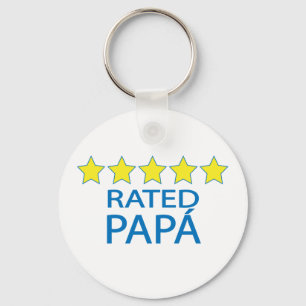Fem stjärnor Papá Nyckelring
