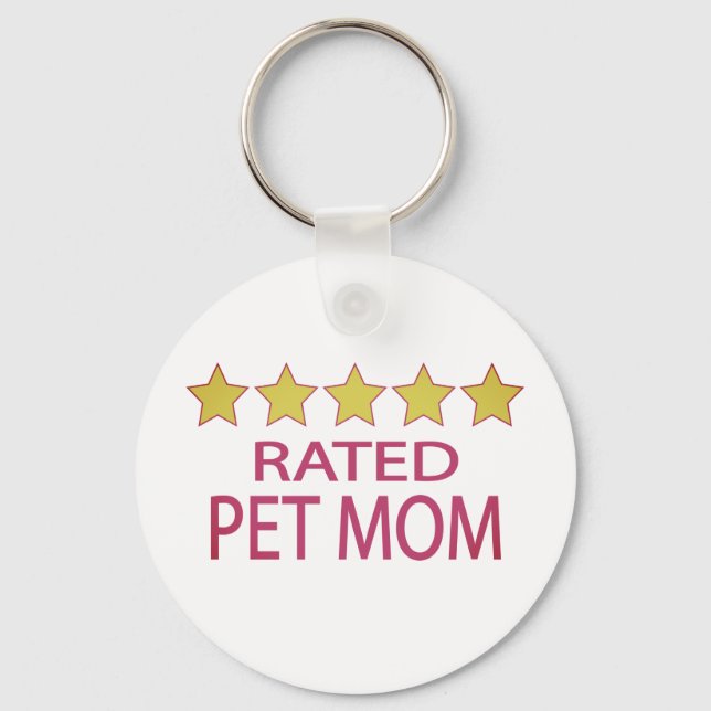Fem stjärnor Pet Mamma Nyckelring (Framsida)