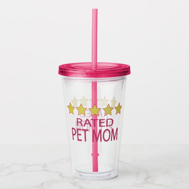 Fem stjärnor Pet Mamma Take Away Mugg (Framsida)