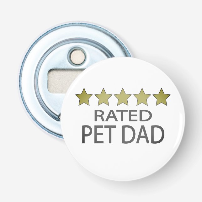 Fem stjärnor Pet Pappa Flasköppnare (Framsidan)