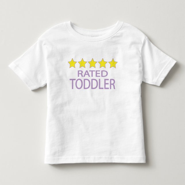 Fem stjärnor Småbarn T Shirt (Framsida)