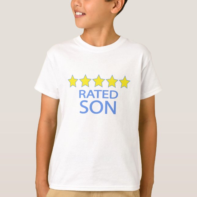 Fem stjärnor Son T Shirt (Framsida)
