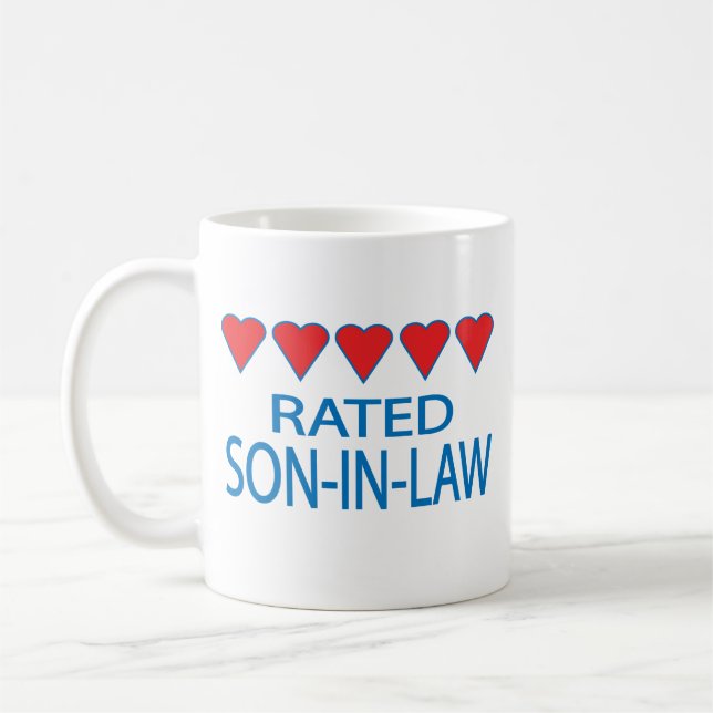 Fem svärson kaffemugg (Vänster)
