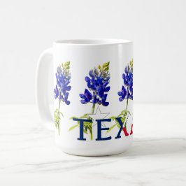 Fem Texas Bluebonnet Flowers Mugg