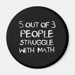 Fem ut ur fyra folk ansträngning med Math Magnet