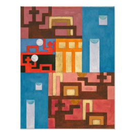 Fem utökade Figurer | Sophie Taeuber-Arp | Fototryck