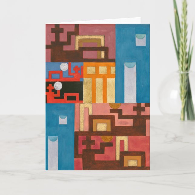 Fem utökade Figurer | Sophie Taeuber-Arp | Kort (Framsida)