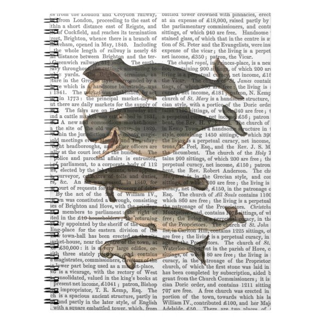 Fem Vintagar Anteckningsbok (Framsidan)