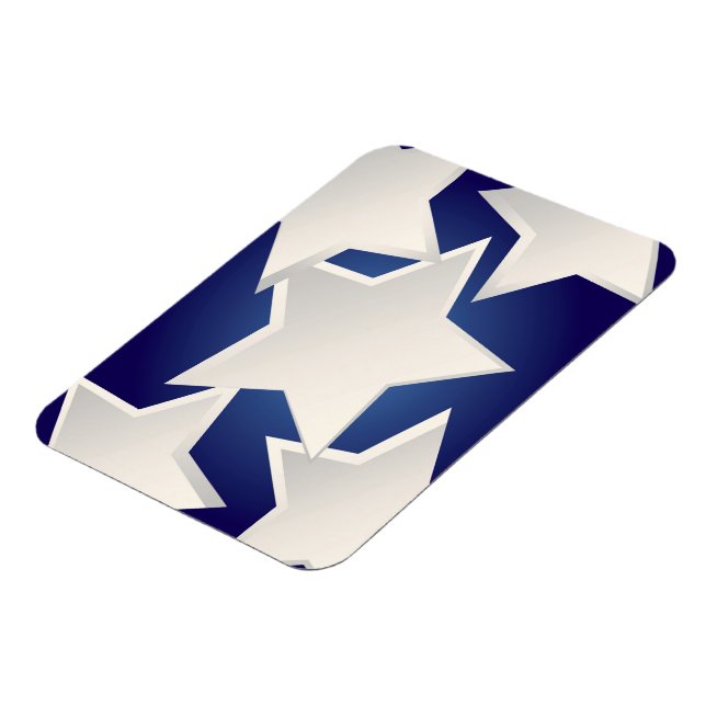 Fem vita stjärnor magnet (Vänstra Sidan)