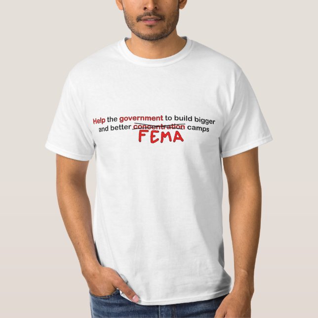 Fema-koncentrationsläger T-shirt (Framsida)
