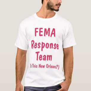 Fema-svarslag, skjorta t-shirt