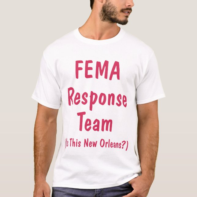 Fema-svarslag, skjorta t-shirt (Framsida)