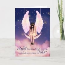 Female Angel Christian Sympathy med Scripture