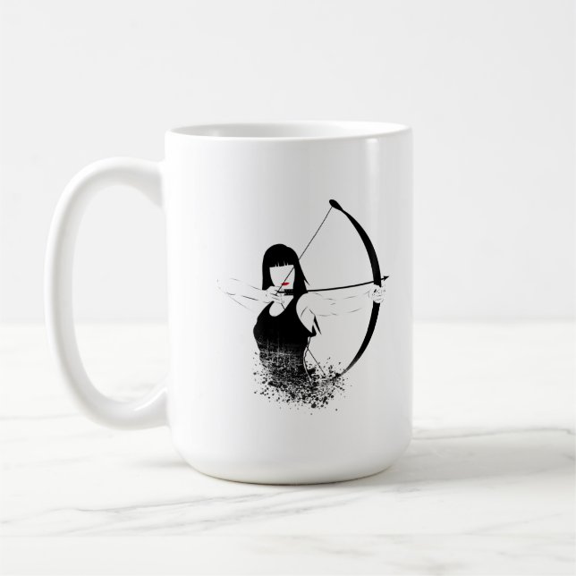 Female Archer Kaffemugg (Vänster)