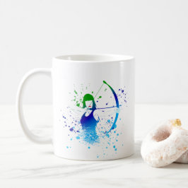 Female Archer Kaffemugg
