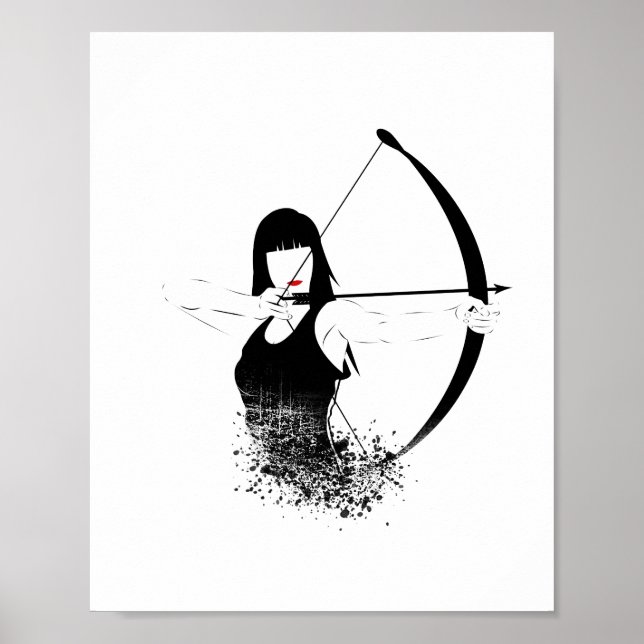 Female Archer Poster (Framsidan)