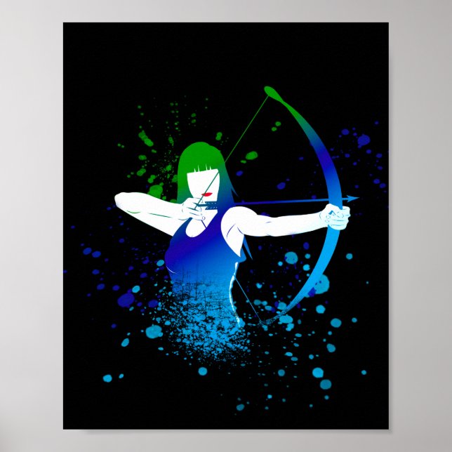 Female Archer Poster (Framsidan)