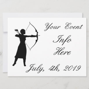 Female Archer Silhouette Thunder_Cove